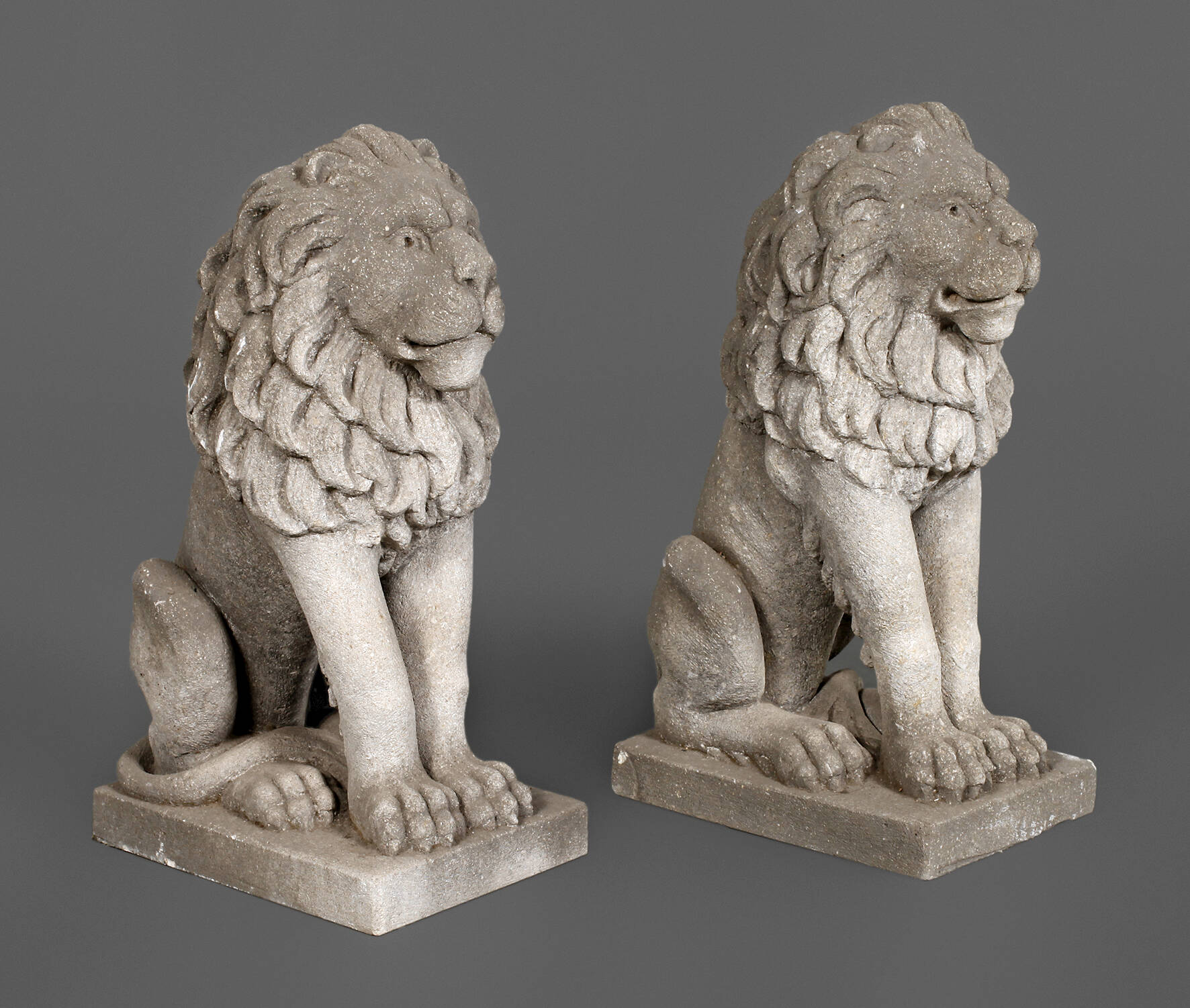 Paar Gartenskulpturen