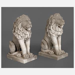 Paar Gartenskulpturen