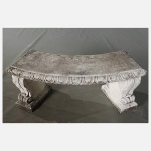 Gartenbank Steinguss