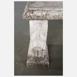 Gartenbank Steinguss