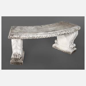 Gartenbank Steinguss