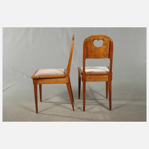 Vier Stühle Richard Riemerschmid