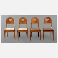 Vier Stühle Richard Riemerschmid111