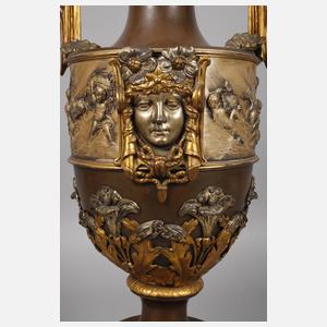 Frankreich große Bodenvase