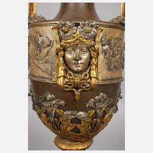 Frankreich große Bodenvase