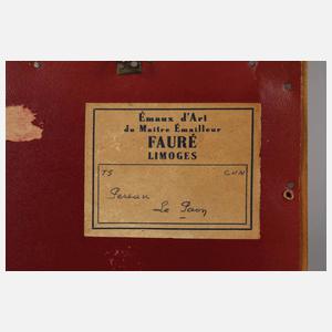 Camille Fauré Limoges Bildplatte