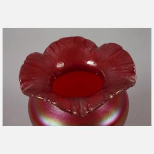 Ferdinand von Poschinger Vase Rubinglas