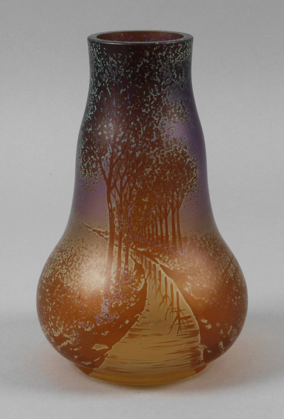 Beyermann & Co. Vase Reduktionsmalerei