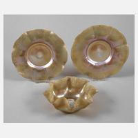 Schale und zwei Teller Louis Comfort Tiffany111