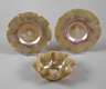 Schale und zwei Teller Louis Comfort Tiffany