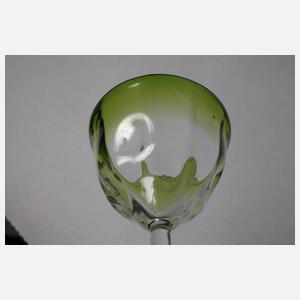 Koloman Moser attr. sechs Likörgläser Meteor