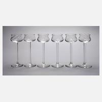 Sechs Likörgläser111