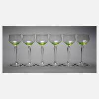 Sechs Weinrömer Uranglas111