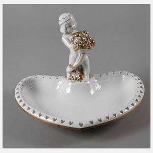Hutschenreuther Schale mit Putto