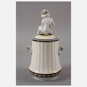 Hutschenreuther "Hohe Dose mit Putto"