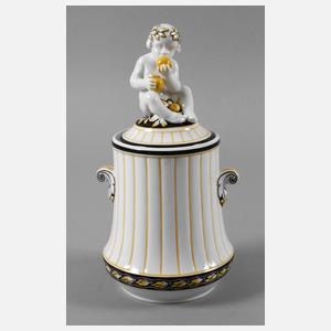 Hutschenreuther "Hohe Dose mit Putto"