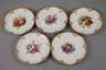 KPM Berlin fünf Teller mit Weichmalerei