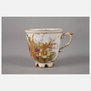 KPM Berlin Mokkatasse mit Weichmalerei