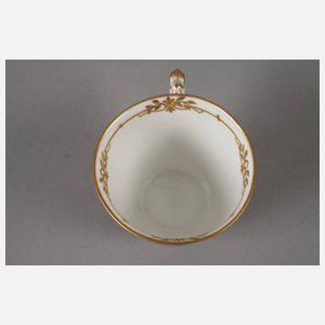 KPM Berlin Mokkatasse mit Weichmalerei