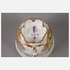 KPM Berlin Mokkatasse mit Weichmalerei