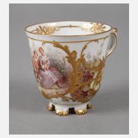 KPM Berlin Mokkatasse mit Weichmalerei111