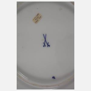 Meissen vier Teller "Ahornmuster"