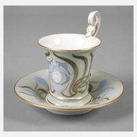 Meissen Tasse mit Pâte-sur-Pâte-Malerei111