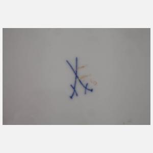 Meissen drei große Wandteller mit Weichmalerei