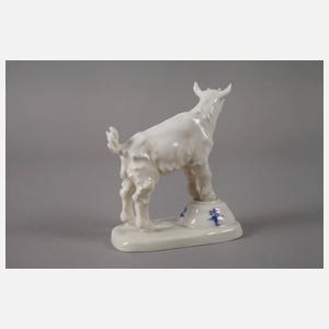 Meissen "Ziegenbock auf Napf, klein"