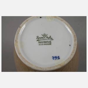 Rosenthal Vase mit Ätzdekor