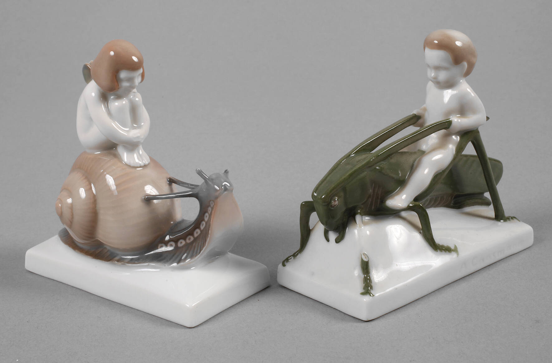 Rosenthal "Schneckenpost" und "Sommerritt"