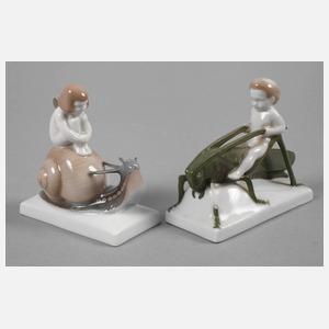 Rosenthal "Schneckenpost" und "Sommerritt"