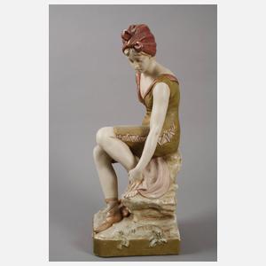 Royal Dux Böhmen Badende