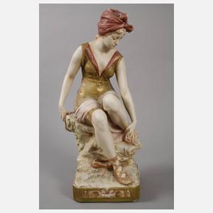 Royal Dux Böhmen Badende