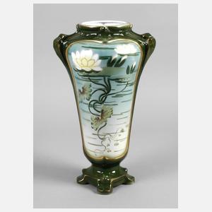 Frankreich Vase Seerosendekor