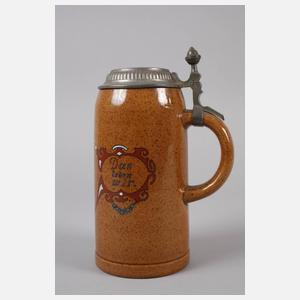 Karikativer Bierkrug