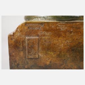 Goldscheider Paar übergroße Dekorationsfiguren