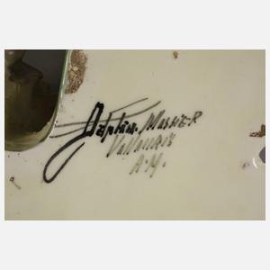 Delphin Massier Wandvase