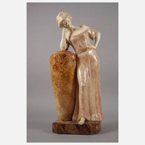 Goldscheider Wien übergroße Figur "Jeune fille"