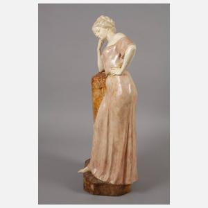 Goldscheider Wien übergroße Figur "Jeune fille"