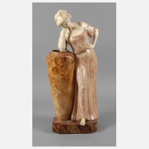 Goldscheider Wien übergroße Figur "Jeune fille"