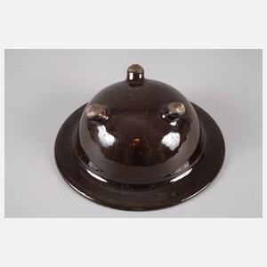 Mering Schale Schlickermalerei Art déco