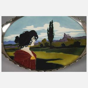 J. v. Schwarz großes Tablett