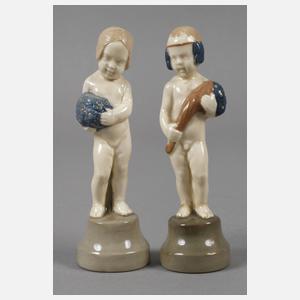 Wächtersbach zwei Putten Ernst Riegel