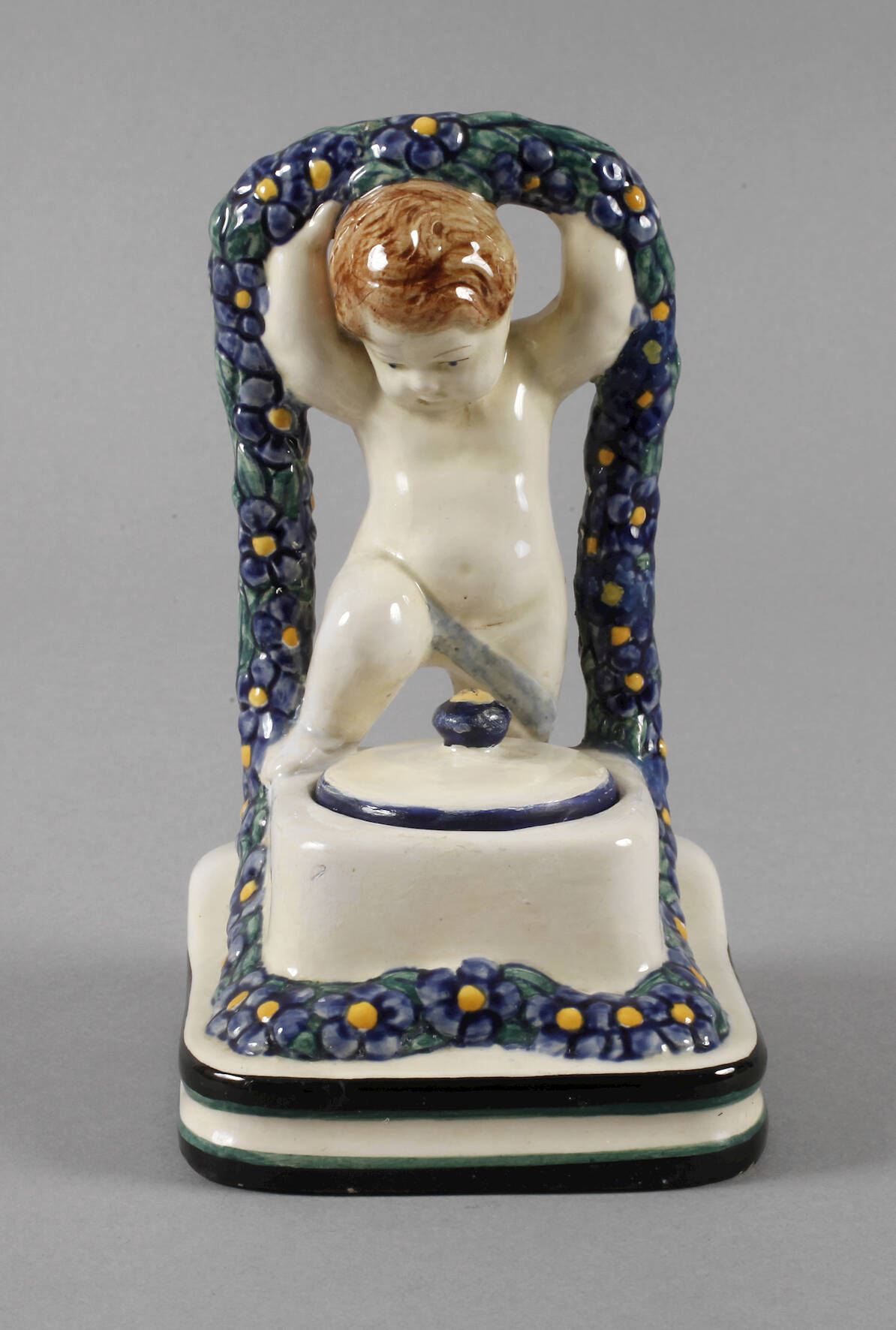 Karlsruhe figürliches Tintenfass