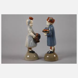 Wächtersbach Ernst Riegel zwei Trachtenfiguren