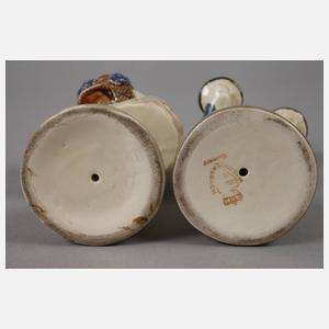 Wächtersbach Ernst Riegel zwei Trachtenfiguren