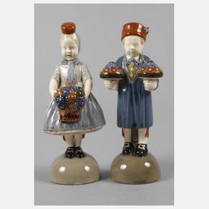 Wächtersbach Ernst Riegel zwei Trachtenfiguren