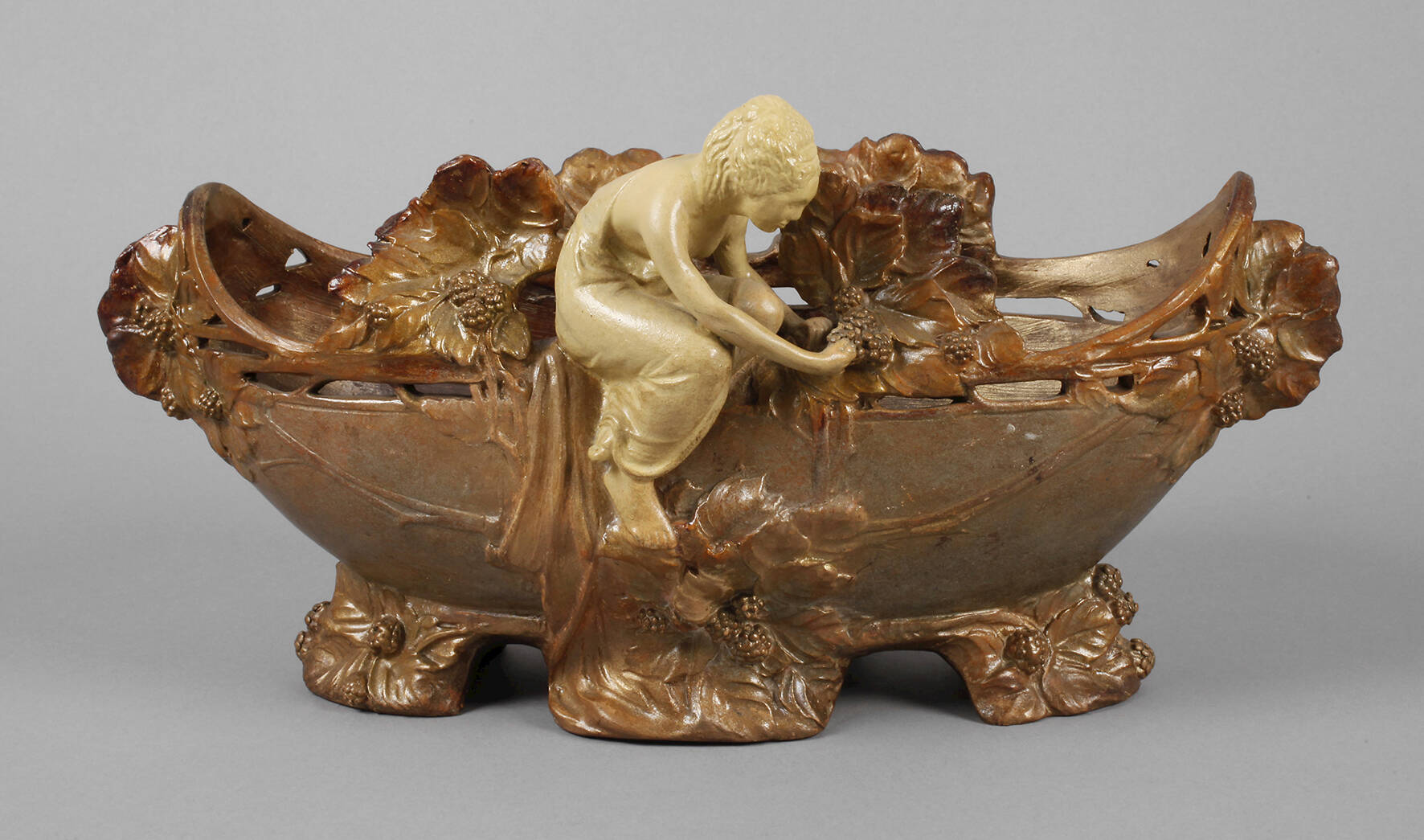 Jardiniere Keramikergemeinschaft V.D.K. Bechyne