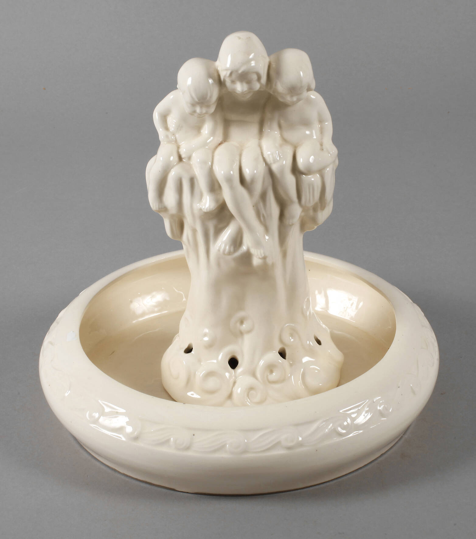 Förster Wien figürliche Blumensteckschale